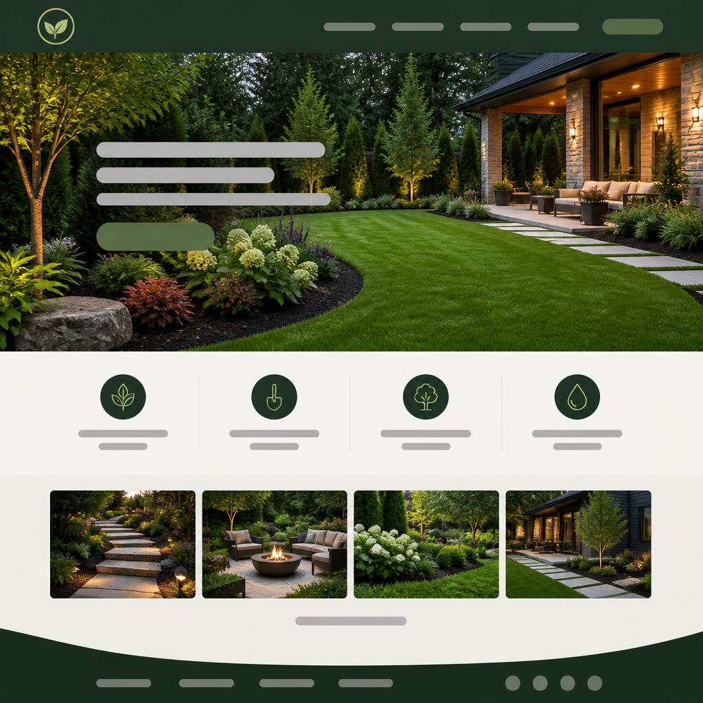 Cedar & Stone website template preview